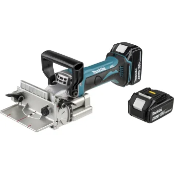 Akumulatora plakano dībeļu frēze Makita DPJ180RTJ 18V 2x 5.0Ah