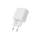 Tech-Protect C20W tīkla lādētājs PD 20W un USB-A QC 3.0 ar USB-C kabeli, balts