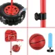 Bbērnu basketbola grozs ar statīvu, regulējams 109-170 cm