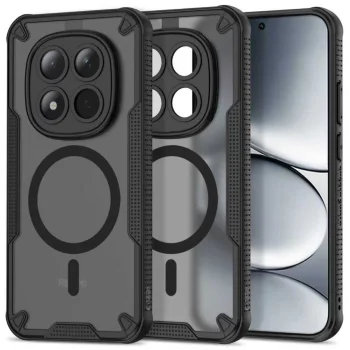 Tech-Protect Xiaomi Redmi Note 15 Pro 5G vāciņš Rugged Shield MagSafe, melns