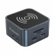 Wozinsky WHBC09Y8S 12-in-1 USB-C centrmezgls ar 15W bezvadu uzlādi, HDMI 4K 60Hz, pelēks