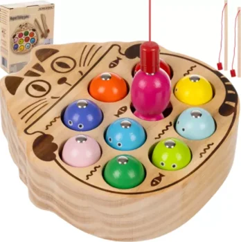 Koka magnētiskā makšķerēšanas spēle Kruzzel 21856 ar 2 makšķerēm