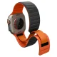 Pulksteņa siksniņa Spigen Athlex Air M priekš Apple Watch 44/45/46/49 mm, melna/oranža