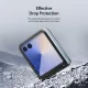Samsung Galaxy Z Flip 7 (SM-F766B/DS) DUX DUCIS Bril Series Leather + PC Cover Case, Black | Telefona Vāciņš...