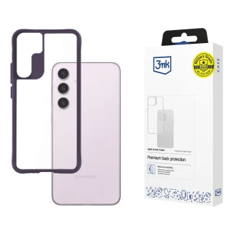 3mk Satin Armor Case+ vāciņš Samsung Galaxy S24, Purple / Transparent
