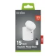 Bezvadu uzlādes stacija SBS 2-in-1 Magnetic 15W, balta