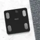 Viedie elektroniskie vannas istabas svari 4FIZJO LITE, melni