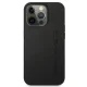 Mercedes-AMG Leather Hot Stamped vāciņš iPhone 13 Pro / 13 - Melns