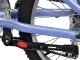 Regulējama velosipēda atbalsta kājiņa, alumīnija, 30–34 cm, melna