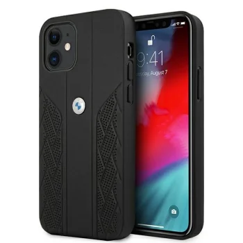 BMW iPhone 12 mini vāciņš Curve Perforate, melns