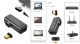 Extra Digital USB Type-C uz RJ-45 magnētisks adapteris, melns