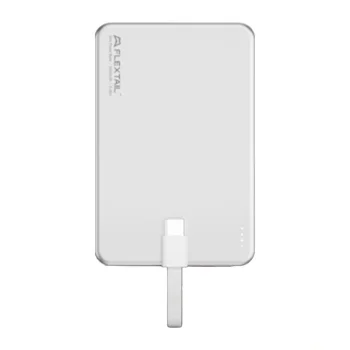 Ārējais akumulators Flextail Zero Power Metal 5000 mAh, sudraba