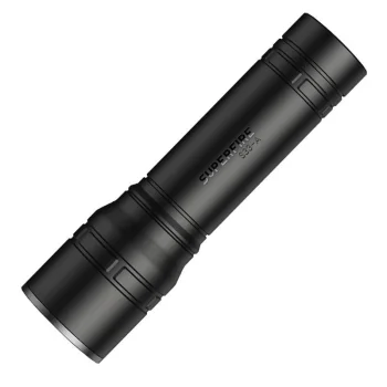 Kabatas lukturītis Superfire S33-A, USB, 124 lm, melns