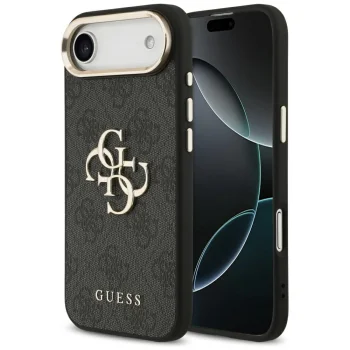 Guess 4G Big 4G Classic Logo vāciņš viedtālrunim iPhone Air, melns un zeltains