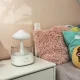 Gaisa mitrinātājs un naktslampiņa Ruhhy 24378 ar lietus efektu, 450 ml, balts
