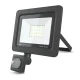 Forever Light Proxim II 20W LED Prožektors ar PIR Sensoru, 4500K, IP66, Melns