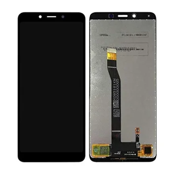 LCD ekrāns ar rāmi Xiaomi Redmi 6 / 6A, melns (atjaunots)