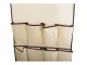 Auduma organizators skapim rotaslietām un aksesuāriem, 90x45 cm, smilškrāsas