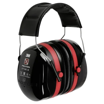 Prettrokšņa austiņas 3M Peltor Optime III H540A, 35 dB, melnas/sarkanas