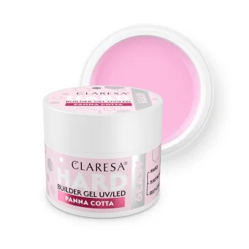 Claresa Hard&Easy būvējošais nagu gēls, Panna Cotta, 45g