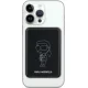 Karl Lagerfeld Outline Ikonik bezvadu ārējais akumulators MagSafe 5000 mAh 15W, melns