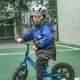 Rockbros TS-61 bērnu veloķivere ar noņemamu zoda aizsargu, M (54-57 cm), pelēka