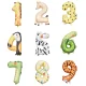 Folijas balons 75x96 cm \"Numurs 6\", bruņurupucis l Foil balloon