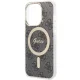 Vāciņš Guess iPhone 15 Pro 6.1\" GUHMP15LH4STK MagSafe, melns