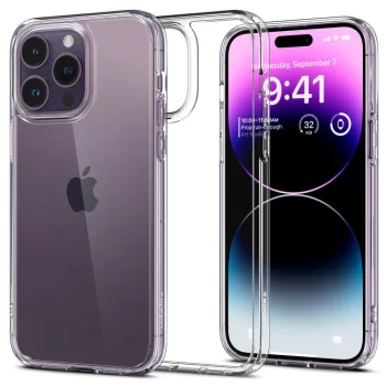 Apple iPhone 15 Pro 6.1'' Spigen Ultra Hybrid Case Cover, Crystal Clear | Telefona Vāciņš Maciņš Maks Apvalks...