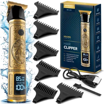 Berdsen BD-261 Barber Master matu un bārdas trimmeris, zelta