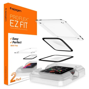 Spigen ProFlex EZ Fit hibrīda stikls Apple Watch 4/5/6/SE (44mm)