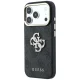 Guess 4G & Big Strass Logo vāciņš iPhone 18 Pro / 17 Pro tālrunim, melns