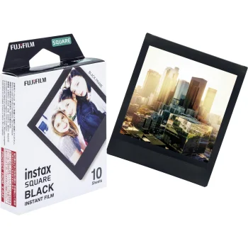 Fujifilm Instax Square Film Black Frame fotopapīrs