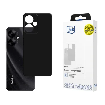 3Mk Protection Matt Case vāciņš Xiaomi Redmi 13C 5G, melns