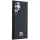 DKNY Samsung Galaxy S24 Ultra vāciņš Leather Monogram Metal Logo MagSafe, melns