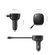 Orico FC-66-1A2C 66W automašīnas lādētājs ar ievelkamu USB-C kabeli, melns