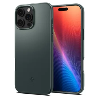 Spigen iPhone 16 Pro Max vāciņš Thin Fit MagSafe, zaļš