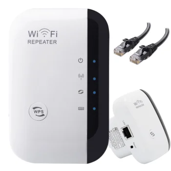 Wi-Fi Pastiprinātājs 300Mbps, Signāla Uzlabotājs, Maršrutētājs, AP/Repeatera Režīmi | Powerful Wi-Fi Repeater,...