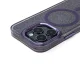 Vāciņš Wozinsky Glitter Case MagSafe tālrunim Samsung Galaxy S24 FE, violets ar mirdzumiem
