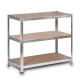 Metāla noliktavas plaukts Humberg HR-815, 222 x 110 x 50 cm, 6 plaukti