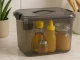 Uzglabāšanas kaste ar vāku un rokturi, 20L, melna