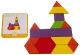 Attīstošā koka Puzle - Ģeometriskas Figūras | Educational Puzzle Geometric Figures