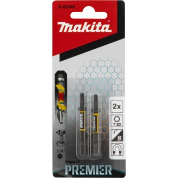 Makita Impact Premier T20 vērpes skrūvgrieža uzgaļi 50 mm, 2 gab. (E-03349)