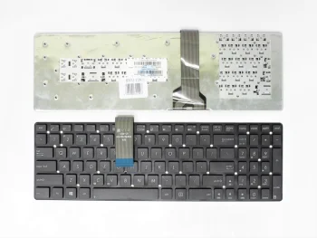 Asus K55, A55, R500, X751 sērijas portatīvā datora tastatūra, melna