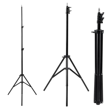 Maclean MC-163 statīvs gredzenveida lampai 12", melns