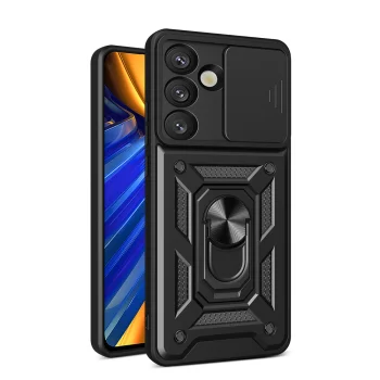Hurtel Google Pixel 9 Pro XL / 10 Pro XL vāciņš Hybrid Armor Camshield, melns