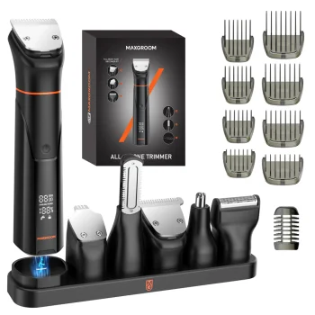 Daudzfunkcionāls trimmeris 6-in-1 MAXGROOM JK-666 IPX6, melns
