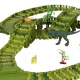 Dinozauru sacīkšu trase ar automašīnu XXL, 240 detaļas
