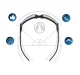 Rockbros SP297 polarizētas velo brilles, melnas