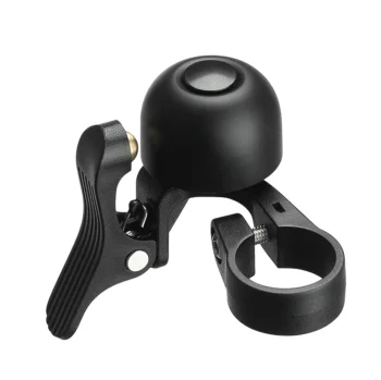Velosipēda zvaniņš stūres labajai pusei Rockbros 34210007002, 22.2 mm, melns
